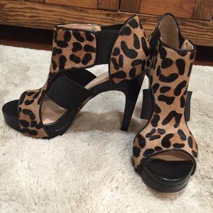 Calvin Klein Leopard Print Sierra Platforms